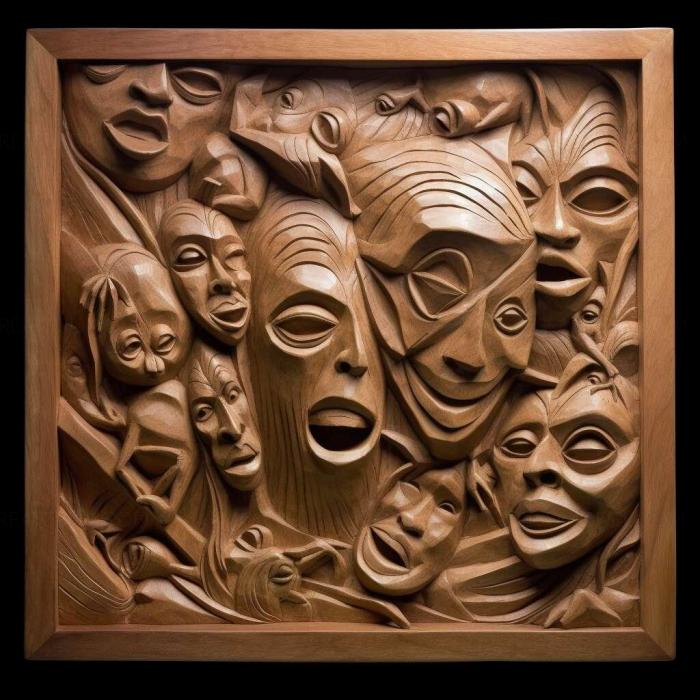 نموذج ثلاثي الأبعاد لآلة CNC 3D Art 